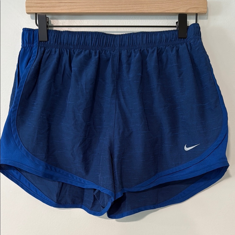 Nike Blue Athletic Shorts Lightweight Breathable Design